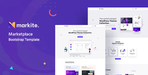 Markit - Digital Marketplace HTML5 Template