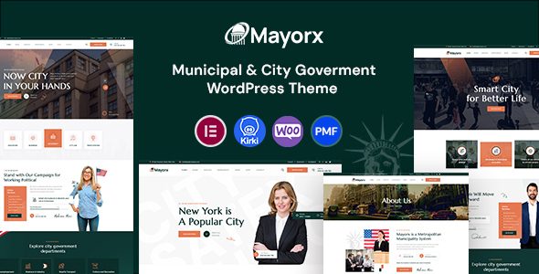 Mayorx ??? Municipal & City Government WordPress Theme