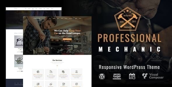 Mechanic | Auto Repair WordPress Theme