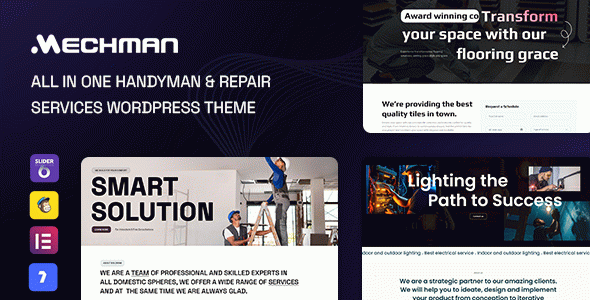 Mechman – Handyman Website WordPress Theme