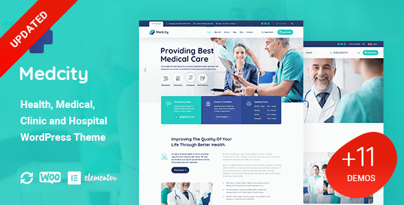 Medcity - Health & Medical WordPress Theme