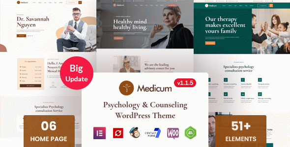 Medicum ??? Psychology & Counseling WordPress Theme