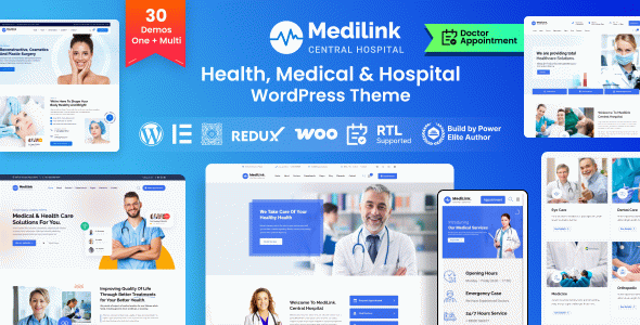 Medilink - Health & Medical WordPress Theme