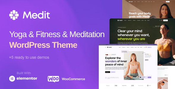 Medit - Yoga & Meditation WordPress Theme