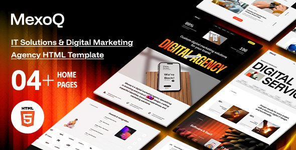Mexoq - Digital Marketing AI Agency and IT Solutions Html Template