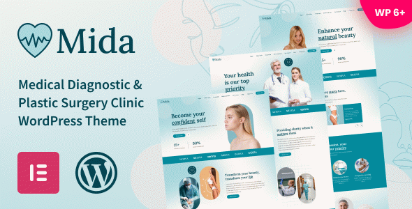 Mida - Medical Diagnostic & Plastic Surgery Clinic WordPress Theme