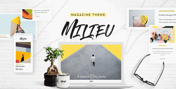 Milieu - Art, Style and Culture Magazine WordPress Theme