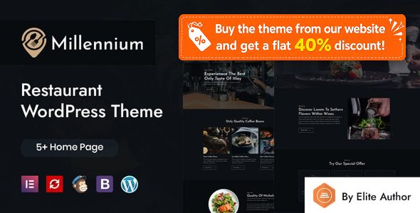 Millennium - Restaurant WordPress Theme