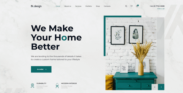 Mint - Interior Design HTML Template