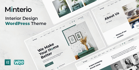 Minterio – Interior Design WordPress Theme