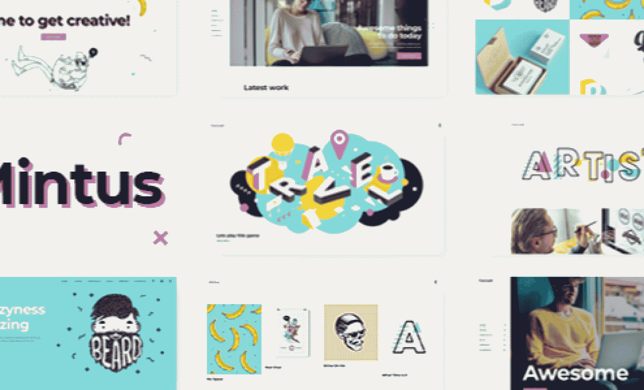 Mintus ??? Illustration Portfolio Theme