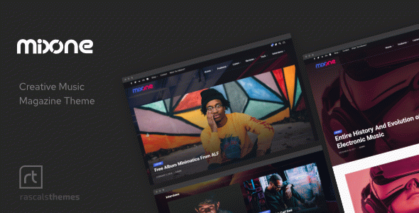 Mixone - WordPress Music Magazine with Ajax and Continuous Playback