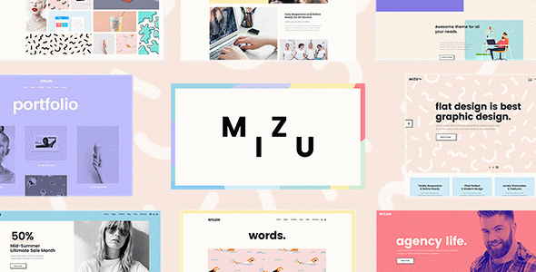 Mizu - Design Agency WordPress Theme