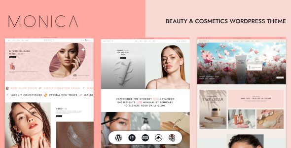 Monica - Beauty Cosmetic Shop WordPress Theme