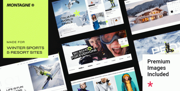 Montagne - Winter Sports & Ski Resort WordPress Theme