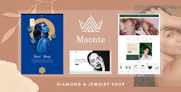 Moonte – Jewelry Store WooCommerce WordPress Theme with AI