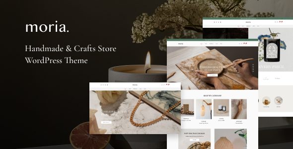 Moria – Handmade & Crafts Store WordPress Theme with AI