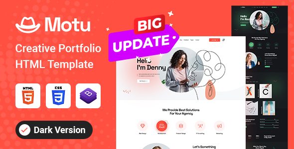 Motu - Creative Portfolio HTML Template
