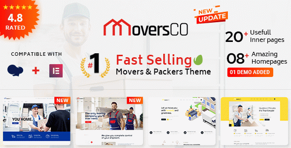 MoversCO - Movers & Packers WordPress Theme