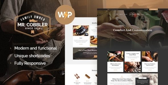 Mr. Cobbler | Shoe & Footwear Repairing WordPress Theme