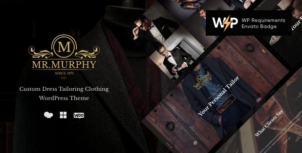 Mr. Murphy - Dress Making & Tailor WordPress Theme