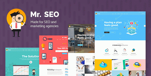 Mr. SEO - Social Media Marketing Agency WordPress Theme