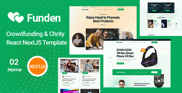Mundeen - Crowdfunding & Charity React Template