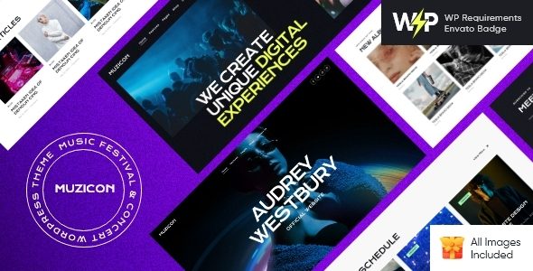 Muzicon - Music Festival & Concert Events WordPress Theme