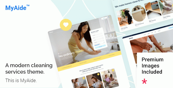 MyAide - Cleaning Services WordPress Theme