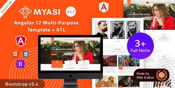 Myasi - Angular 17+ Multipurpose Responsive Template