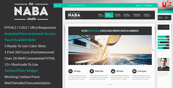Naba - Multipurpose Business HTML Template