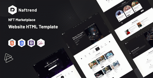 Naftrend - NFT Marketplace HTML Template