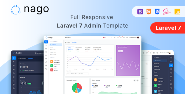 Nago - Laravel Admin Template