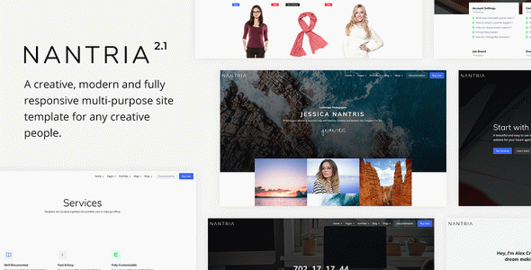 Nantria - Multi-purpose HTML5 Template
