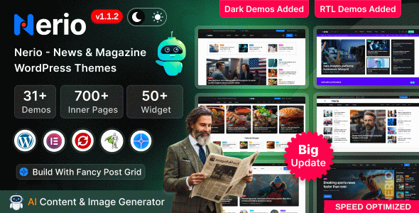 Nerio ??? News Magazine WordPress Theme