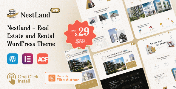 NestLand - Real Estate WordPress Theme