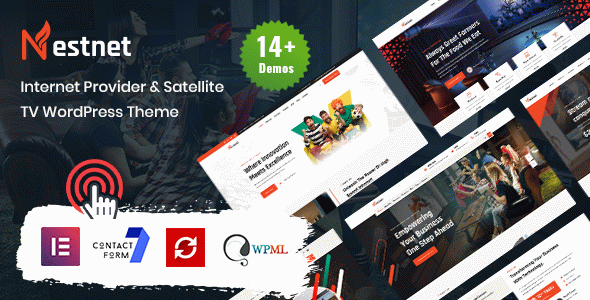 Nestnet - Internet Provider & Satellite TV WordPress Theme