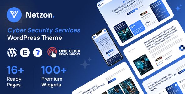 Netzon - Cyber Security Services WordPress Theme