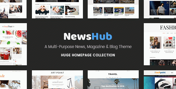 Newshub - Magazine & News Portal WordPress Theme
