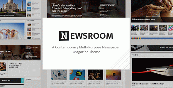 Newsroom - Newspaper WordPress Theme