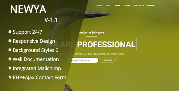 Newya - Responsive Business Template