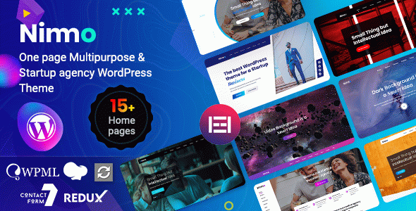 Nimmo - Creative One Page WordPress Theme