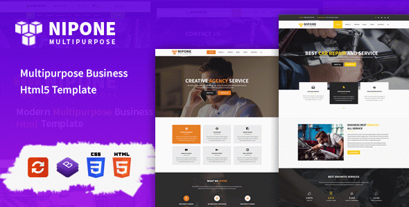 Nipone – Multipurpose Business HTML5 Template