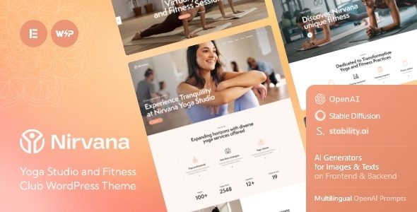 Nirvana | Yoga Studio and Fitness Club WordPress Theme