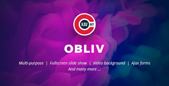 Obliv - Creative HTML Template