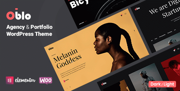 Oblo - Creative Agency Portfolio WordPress Theme