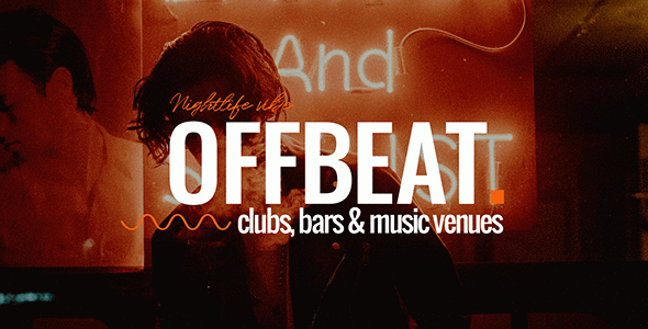 Offbeat - Nightlife, Pubs and Bars WordPress Theme