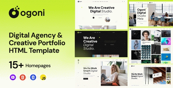 Ogoni – Creative Agency and Portfolio HTML Template
