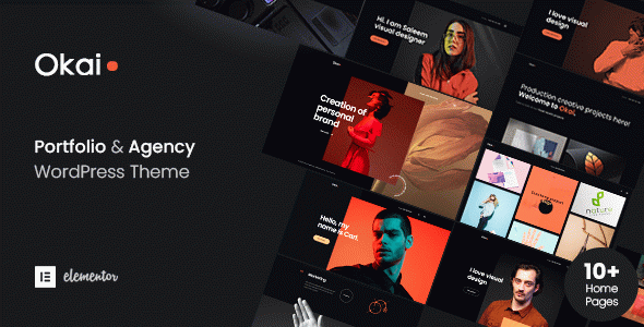 Okai - Creative Agency Portfolio WordPress Theme
