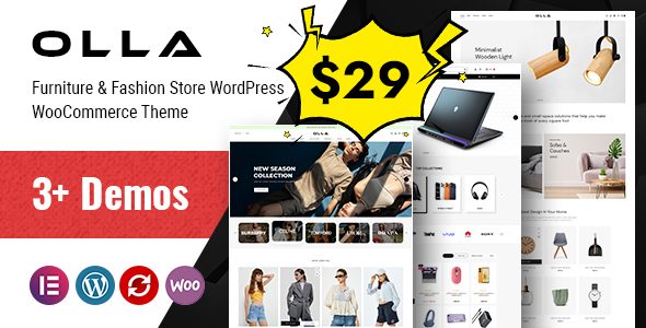 Olla - Furniture & Fashion Store WordPress WooCommerce Theme